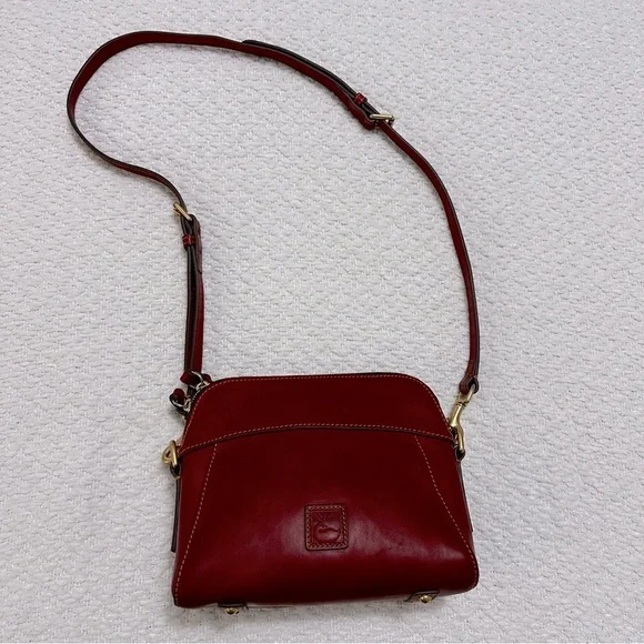 Dooney & Bourke Florentine Cameron Crossbody Red Leather - Picture 15 of 16